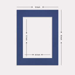 Ak Frames 12X16 Blue Picture Mounts To Fit A4 Aperture Size - Mount Board Only (No Frame Included) - thumbnail 3