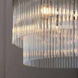 Luminosa Lighting Luminosa Marietta 5 Light Multi Arm Lamp Ceiling Pendant Bright Nickel - thumbnail 3