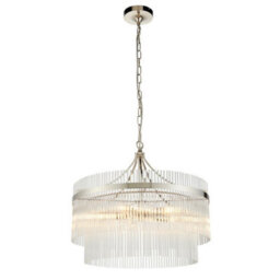 Luminosa Lighting Luminosa Marietta 5 Light Multi Arm Lamp Ceiling Pendant Bright Nickel - thumbnail 6