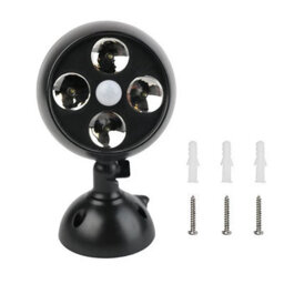 Pack Of 2 Outdoor Battery Operated Pir Motion Sensor Led Security Floodlight Spotlights - thumbnail 3
