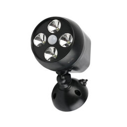 Pack Of 2 Outdoor Battery Operated Pir Motion Sensor Led Security Floodlight Spotlights - thumbnail 1