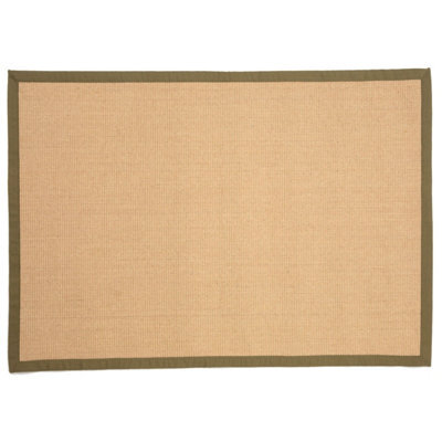 Swinton Sisal Jute 120X170Cm Green Colour Boucle Rug - image 1