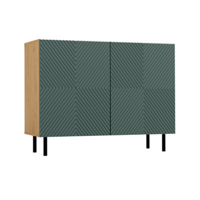 Topeshop Kama 2K Sideboard Artisan Oak Green - image 1