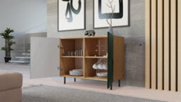 Topeshop Kama 2K Sideboard Artisan Oak Green - thumbnail 6