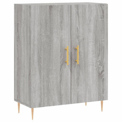Berkfield Classic Sideboard Grey Sonoma 69.5X34X90 Cm Engineered Wood - image 1