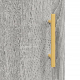 Berkfield Classic Sideboard Grey Sonoma 69.5X34X90 Cm Engineered Wood - thumbnail 9