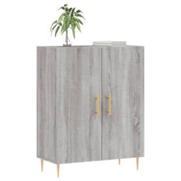 Berkfield Classic Sideboard Grey Sonoma 69.5X34X90 Cm Engineered Wood - thumbnail 3