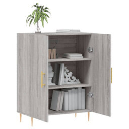 Berkfield Classic Sideboard Grey Sonoma 69.5X34X90 Cm Engineered Wood - thumbnail 4