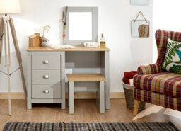 Gfw Lancaster Dressing Table Set Grey