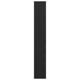 Berkfield Room Divider Bookcase Black Oak 67X25X161.5 Cm Engineered Wood - thumbnail 6
