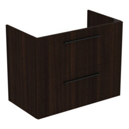 Ideal Standard I.life A Standard Matt Coffee Oak Effect Wall-Mounted Bathroom Vanity Unit (H) 630mm (W) 800mm