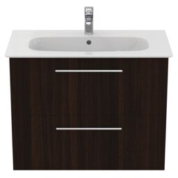 Ideal Standard I.life A Standard Matt Coffee Oak Effect Wall-Mounted Bathroom Vanity Unit (H) 630mm (W) 800mm - thumbnail 9
