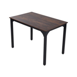 Living And Home Dining Table Set For 4 Industural Brown Metal Framed Wooden Table And Chair Set - thumbnail 5
