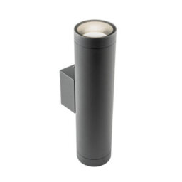 CGC Lighting Cgc Lucas Dark Grey Anthracite Extra Long Gu10 Double Up And Down Outdoor Wall Light Spotlight Ip44 Aluminium - thumbnail 5