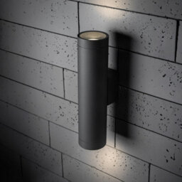 CGC Lighting Cgc Lucas Dark Grey Anthracite Extra Long Gu10 Double Up And Down Outdoor Wall Light Spotlight Ip44 Aluminium - thumbnail 8