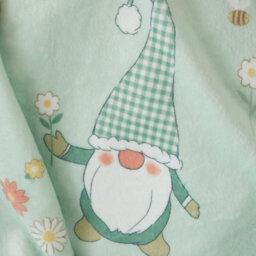 Catherine Lansfield Spring Gonks Cosy Fleece Oversized 130X170Cm Blanket Throw Mint Green - thumbnail 4