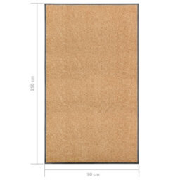 Walplus Doormat Washable Cream 90X150 Cm - thumbnail 6