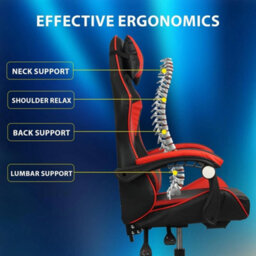 Ergonomic Adjustable Gaming Desk Tilt Chair Swivel Lumbar Support Office Home - thumbnail 5