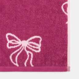 Ohs Bows 100% Premium Cotton Hand Towel Hotel Quality Soft Absorbent - Burgundy - thumbnail 4