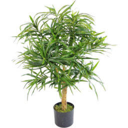100Cm Artificial Dracaena House Plant Potted Realistic Indoor Tree Green - thumbnail 4