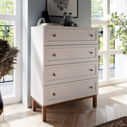 Furniture To Go Wensley 4 Drawer Chest In Light Grey And Oak - thumbnail 8