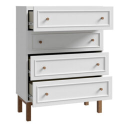 Furniture To Go Wensley 4 Drawer Chest In Light Grey And Oak - thumbnail 3