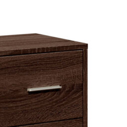 Berkfield Sideboard Brown Oak 60X31X84 Cm Engineered Wood - thumbnail 8