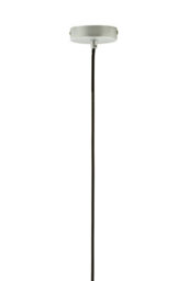 Orsina Silver Finish Pendant Light, Modern Geometric Ceiling Light With Gold Interior, Durable Iron Construction - thumbnail 4