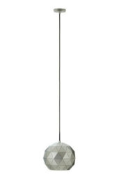 Orsina Silver Finish Pendant Light, Modern Geometric Ceiling Light With Gold Interior, Durable Iron Construction - thumbnail 1