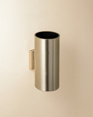 Cosmic Wall Mounted Toothbrush Holder, Chrome, Stainless Steel, Architect S+ Collection - image 1