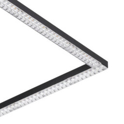 Eglo Lejias Black And Clear Metal Integrated Led Ceiling Light, (L) 45Cm - thumbnail 3