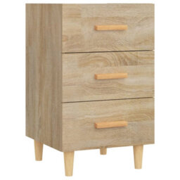 Berkfield Bedside Cabinet Sonoma Oak 40X40X66 Cm Engineered Wood - thumbnail 2