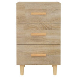 Berkfield Bedside Cabinet Sonoma Oak 40X40X66 Cm Engineered Wood - thumbnail 4