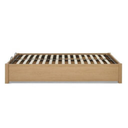 Westbrook Oak Wooden Platform Ottoman Storage Bed - 4Ft6 Double - thumbnail 8