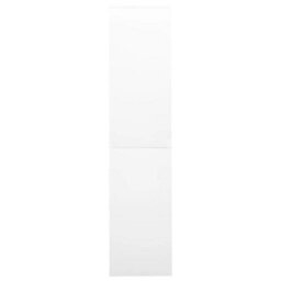 Vidaxl Office Cabinet With Sliding Door White 90X40X180 Cm Steel - thumbnail 5