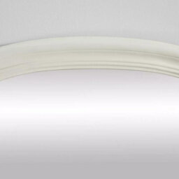 The Online Mirror Shop Arched Shape Overmantle Mirror With Ivory Frame, Canterbury Of H86 X W88 X D6 Cm, Handcrafted, Stylish, Durable Home Decor - thumbnail 3