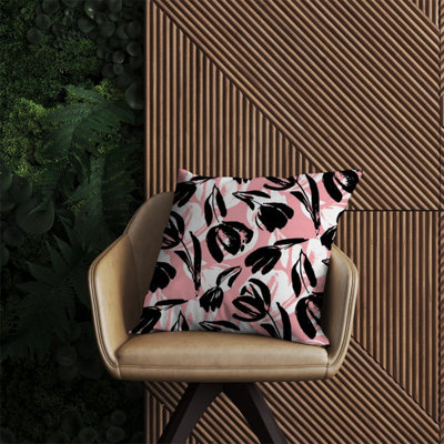 Warren Reed Designer Nature Flat Spring Flower Outdoor Cushion 60Cm X 60Cm