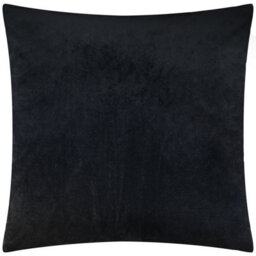 Paoletti Evoke Cut Velvet Cushion Cover, Black, 55 X 55Cm - thumbnail 2