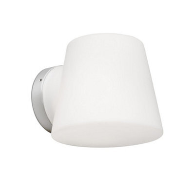 Luminosa Lighting Luminosa Bianca Wall Light With Shade Chrome, G9, Ip44 - image 1