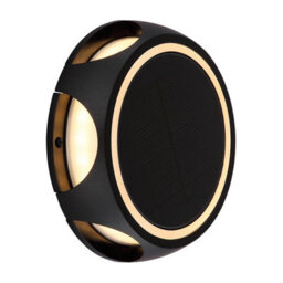 Luminosa Lighting Luminosa Solarleuchte Round Outdoor Spike Matt Black Ip65 Led 3000K - thumbnail 4