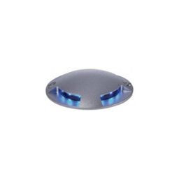 Luminosa Lighting Luminosa Led 12 Light 4 Way Walkover Recessed Light Aluminium, Blue Ip67 - thumbnail 1