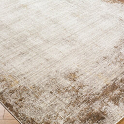 Livabliss Galey Alix Myrtle Avenue-Abstract Brown Cream Green Blue Modern Marble Fringe Living Dining Bedroom Rug 140 X 200 Cm Easy Care - thumbnail 6