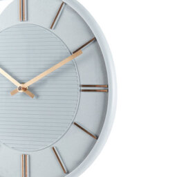 Beliani  Wall Clock Daroca 34 Cm Grey - thumbnail 4