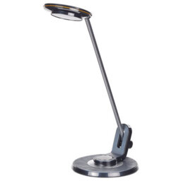 Wyld And Coco Luminalux Led Desk Lamp - Adjustable Arm, Pivoting Shade, Usb Charging, Black Metal Finish - thumbnail 5