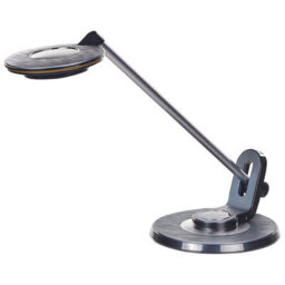 Wyld And Coco Luminalux Led Desk Lamp - Adjustable Arm, Pivoting Shade, Usb Charging, Black Metal Finish - thumbnail 7