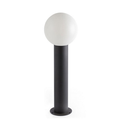 Luminosa Lighting Luminosa Moon Bollards Outdoor Ground Light Grey, E27, Ip44
