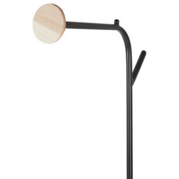 Wyld And Coco Black Iron Clothes Rail 171Cm Freestanding Coat Rack - Modern Hallway Storage - thumbnail 5