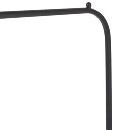 Wyld And Coco Black Iron Clothes Rail 171Cm Freestanding Coat Rack - Modern Hallway Storage - thumbnail 7
