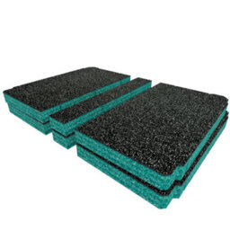 Shadow Foam Flex Stack Pack Big Organiser Foam Inserts (Teal 30mm) - thumbnail 1