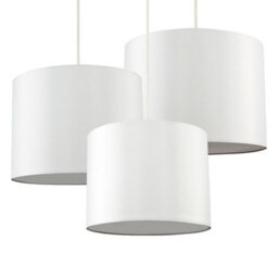 Valuelights Torbery Set Of 3 Cream Nesting Ceiling Light Shades (D)30Cm - thumbnail 4